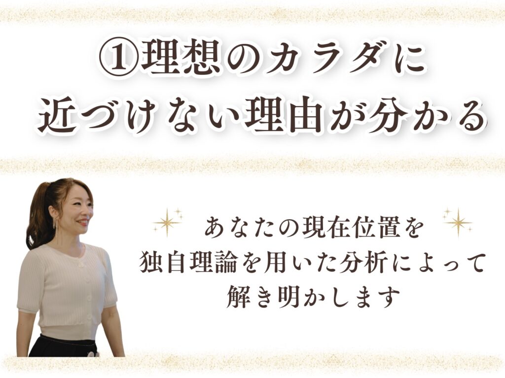 理想の身体に近づけない理由が分かる